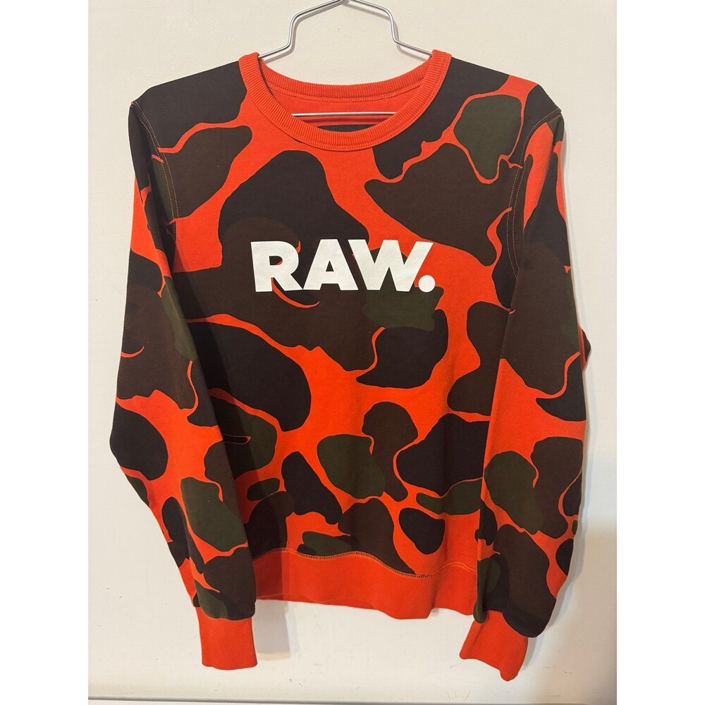 G STAR RAW CAMO SWEATSHIRT XS NWOT